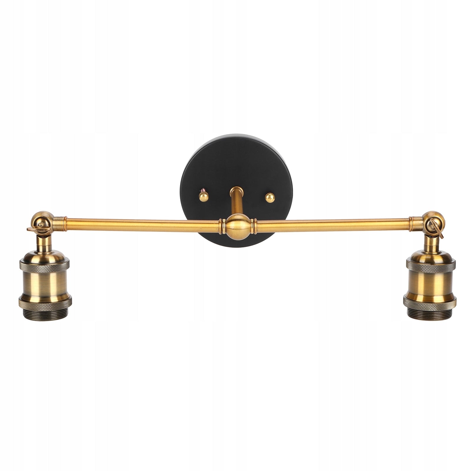 E27 Wall lamp with double head in retro style. Decorative lamp E0