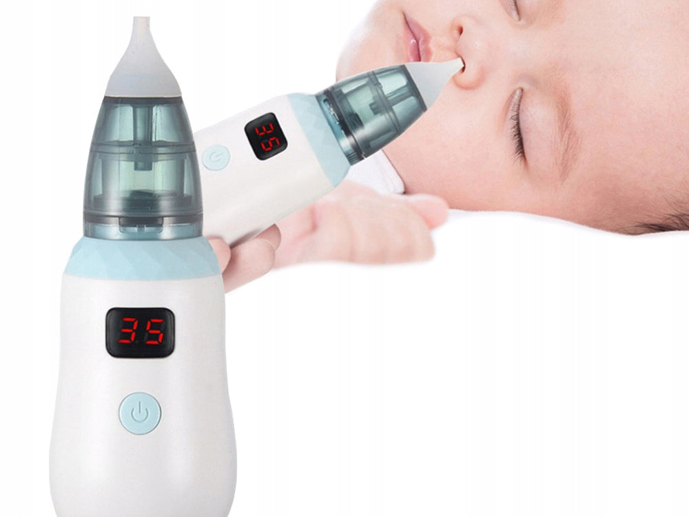 EAR NOSE ASPIRATOR ELECTRIC RUNNY NOSE EXTRACTOR POWER REGULATION LCD Medical device no