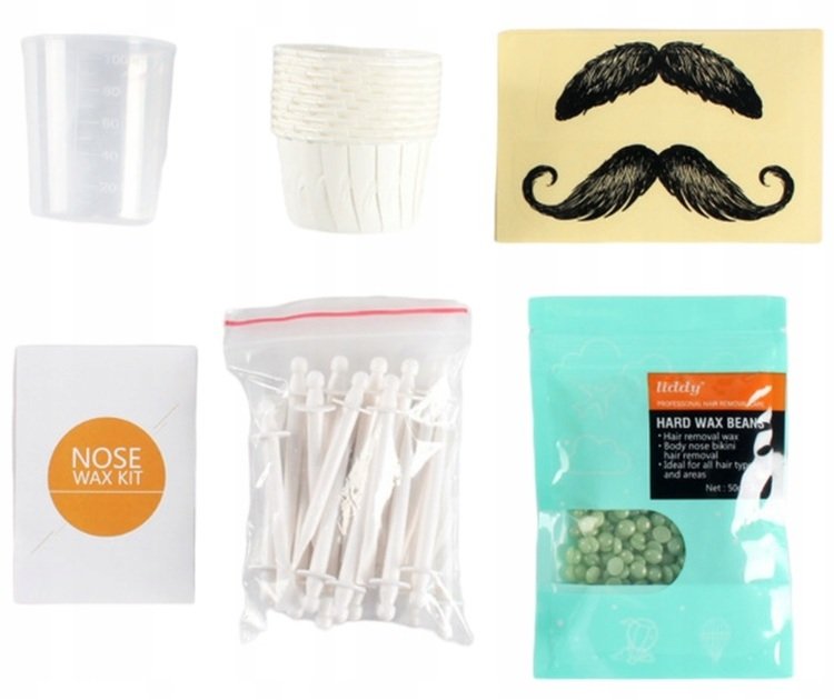 EAR NOSE WAX SET FOR WOMEN MEN SPATULA APPLICATORS Manufacturer code G451