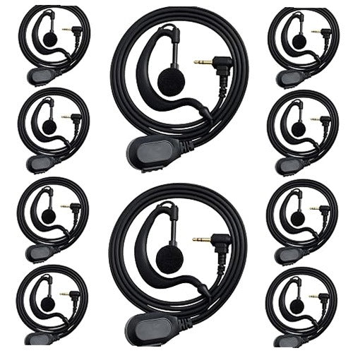 EARBUDS FOR WALKIE-TALKIE MOTOROLA TALKABOUT METAL CLIP PTT