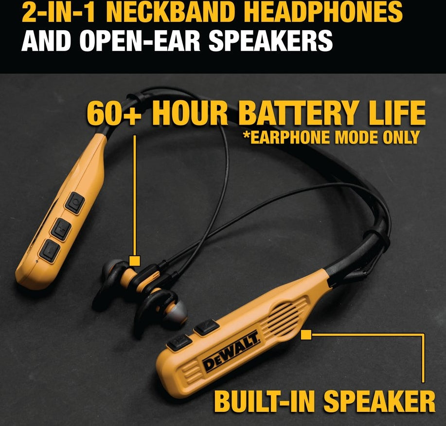 EARBUDS JOBSITE PRO BLUETOOTH 5.0 DXMA190-2093-DWG DeWalt Packaging status original