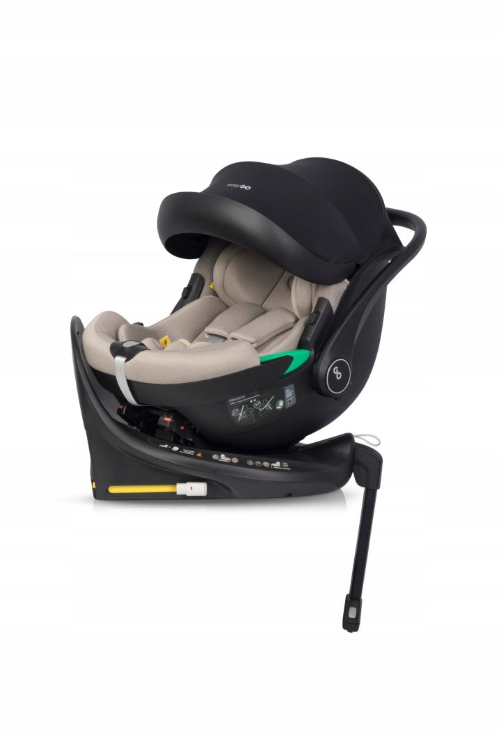 EASYGO BUZ PRO TAUPE CAR SEAT WITH ISOFIX BASE FROM 40 TO 87 CM EAN (GTIN) 5908214739547