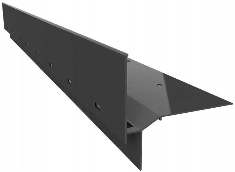 EAVES PROFILE STRAIGHT W60 200 CM RAL 7024 RENOPLAST Manufacturer Renoplast