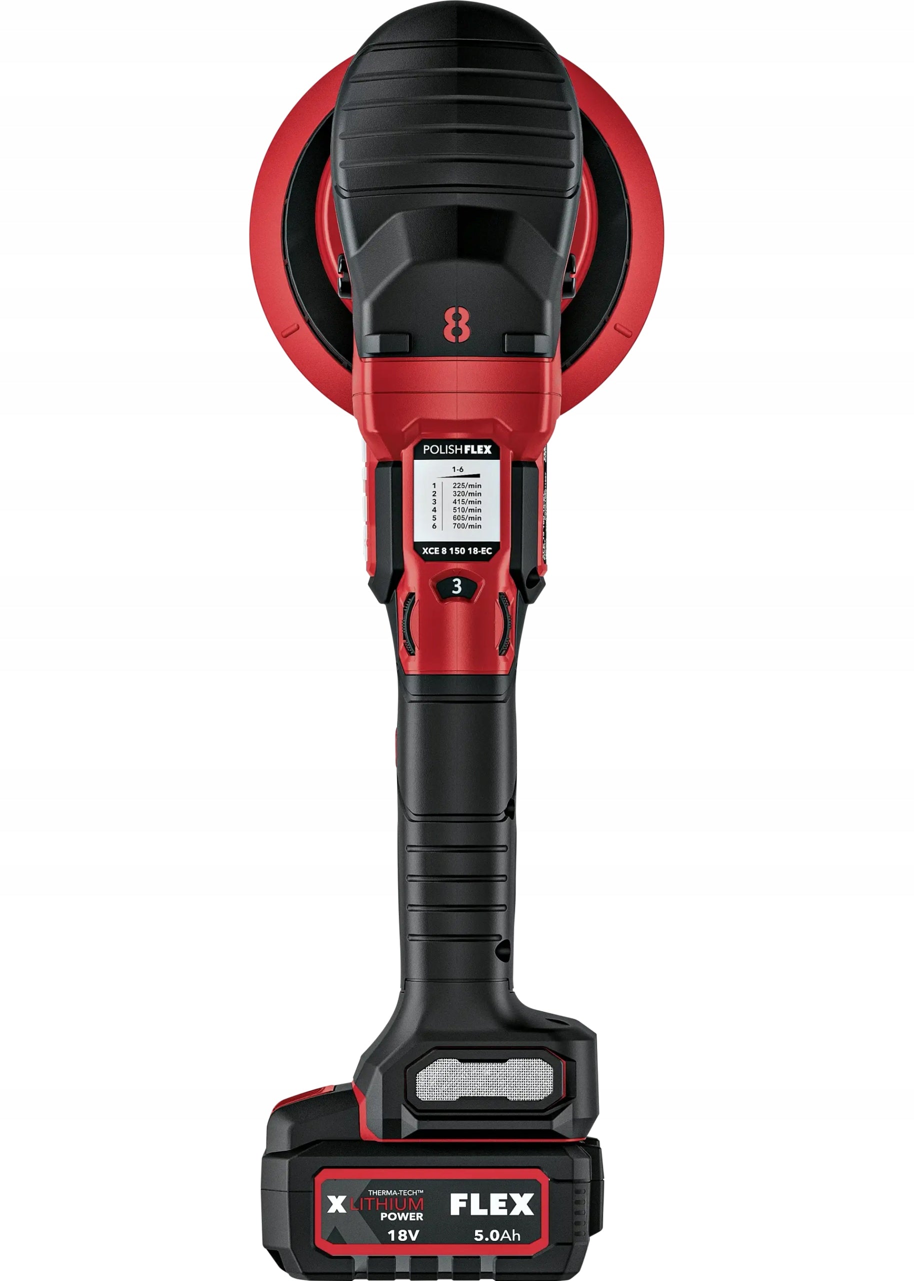ECCENTRIC CORDLESS POLISHER FLEX XCE 8 150 18-EC Set 150mm SET Brand Flex