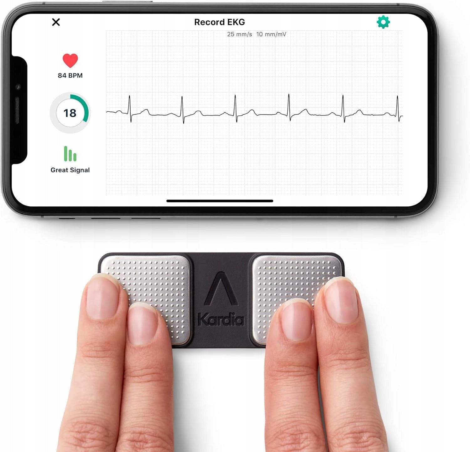 ECG 1 electrode Android IPhone app