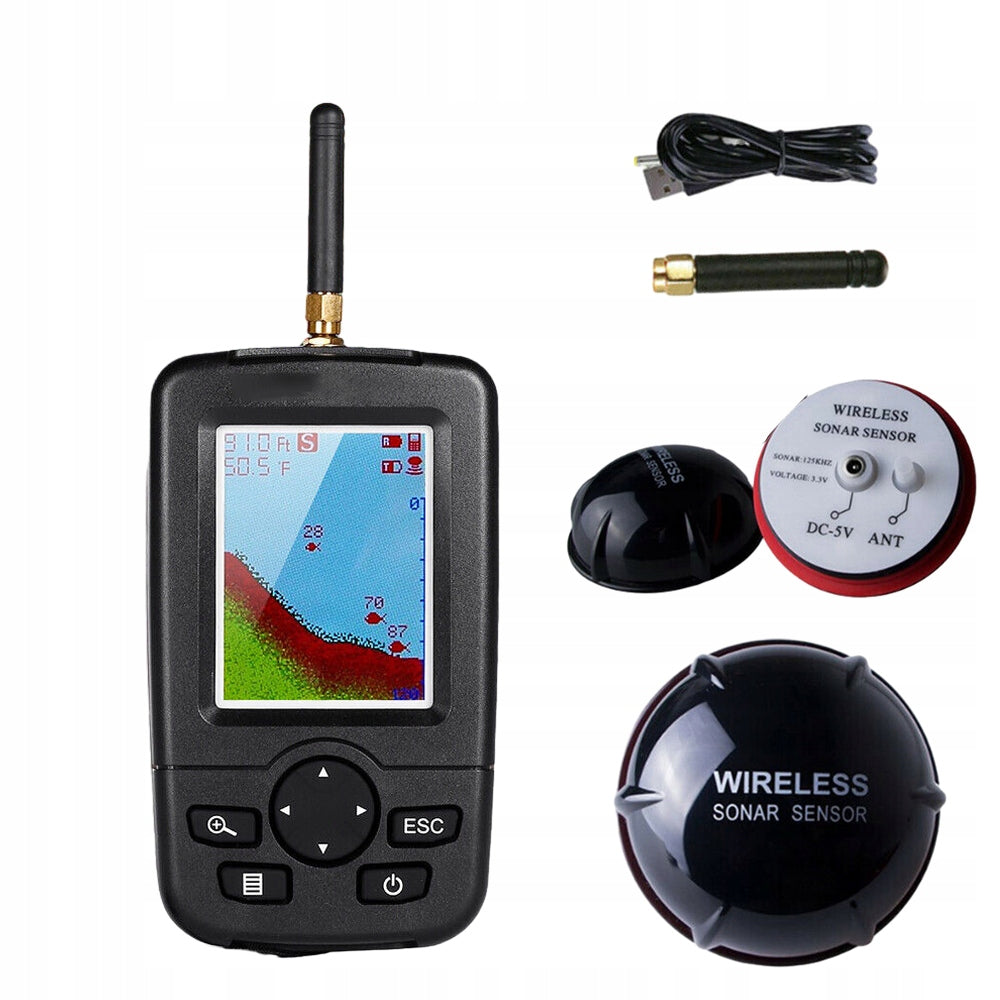 ECHO SOUNDER FINDER SONAR FISH FISHING DETECTOR WIRELESS DETECTOR