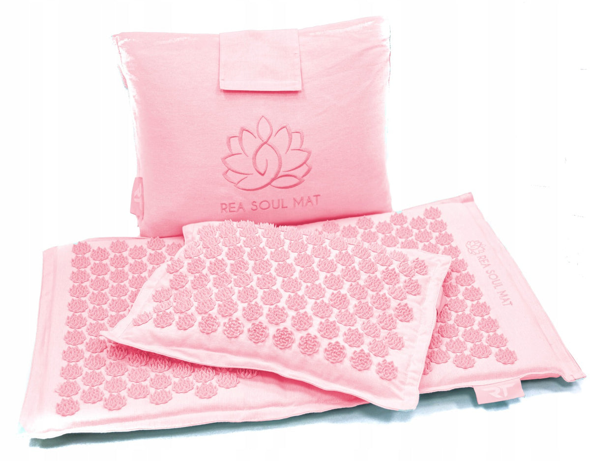 ECO ACUPRESSURE MAT REA ECO MASSAGING FOR PAIN Color pink