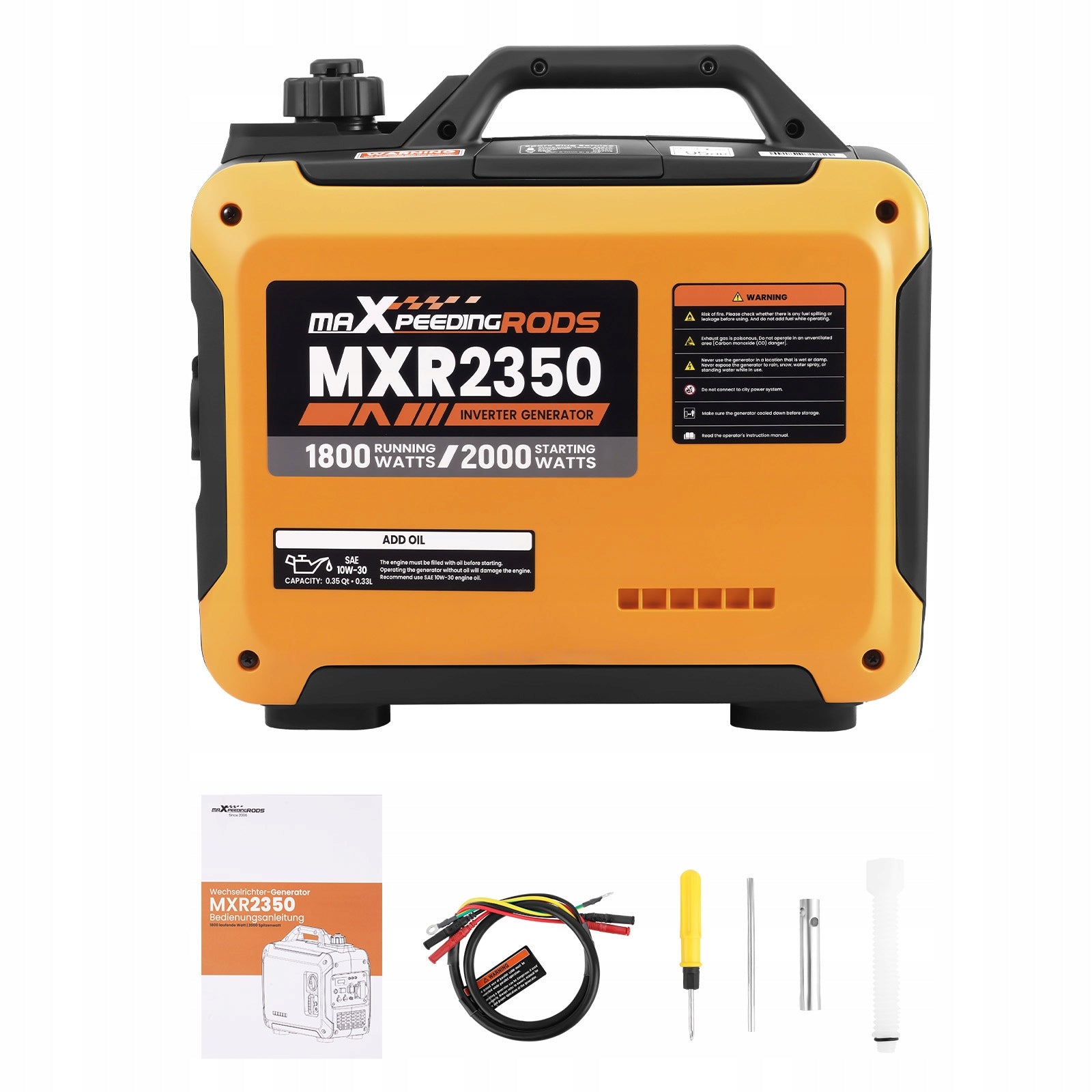 ECO Quiet 58dB 15kg Inverter Generator 2KW Current Generator