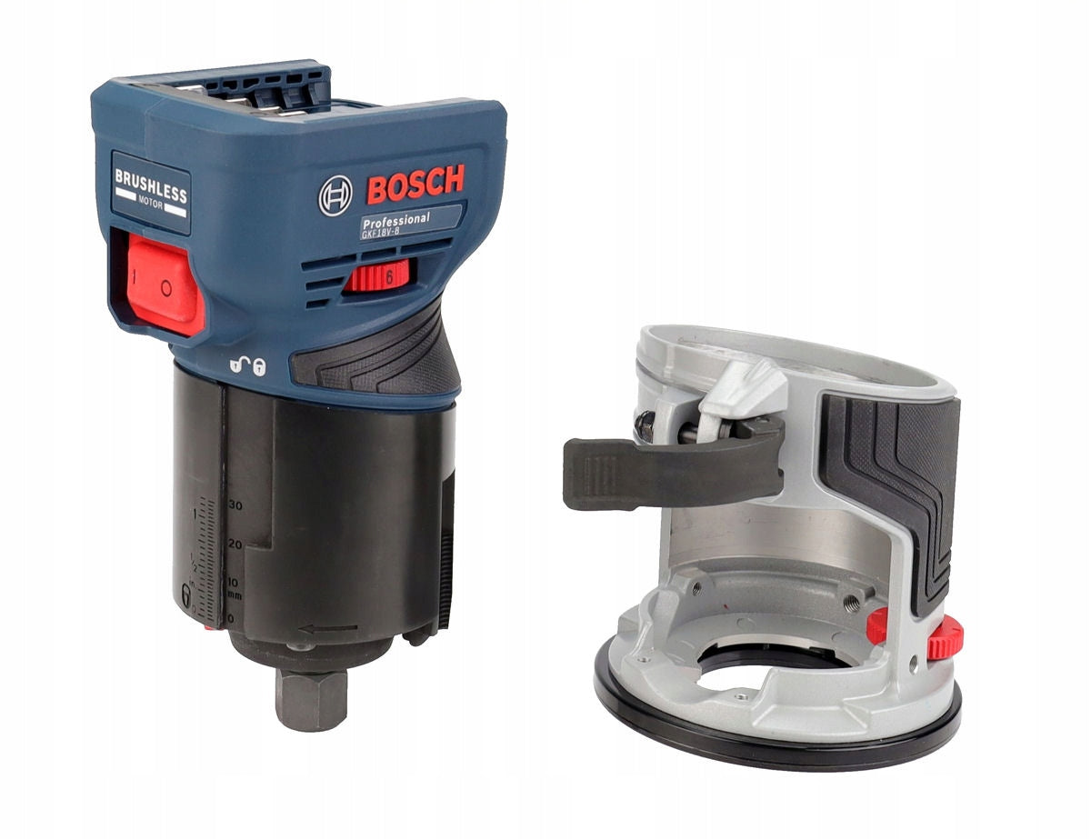 EDGE MILLING MACHINE 18V GKF 18V-8 L-BOXX BODY + HIGH SPINDLE MODULE Milling machine type edge