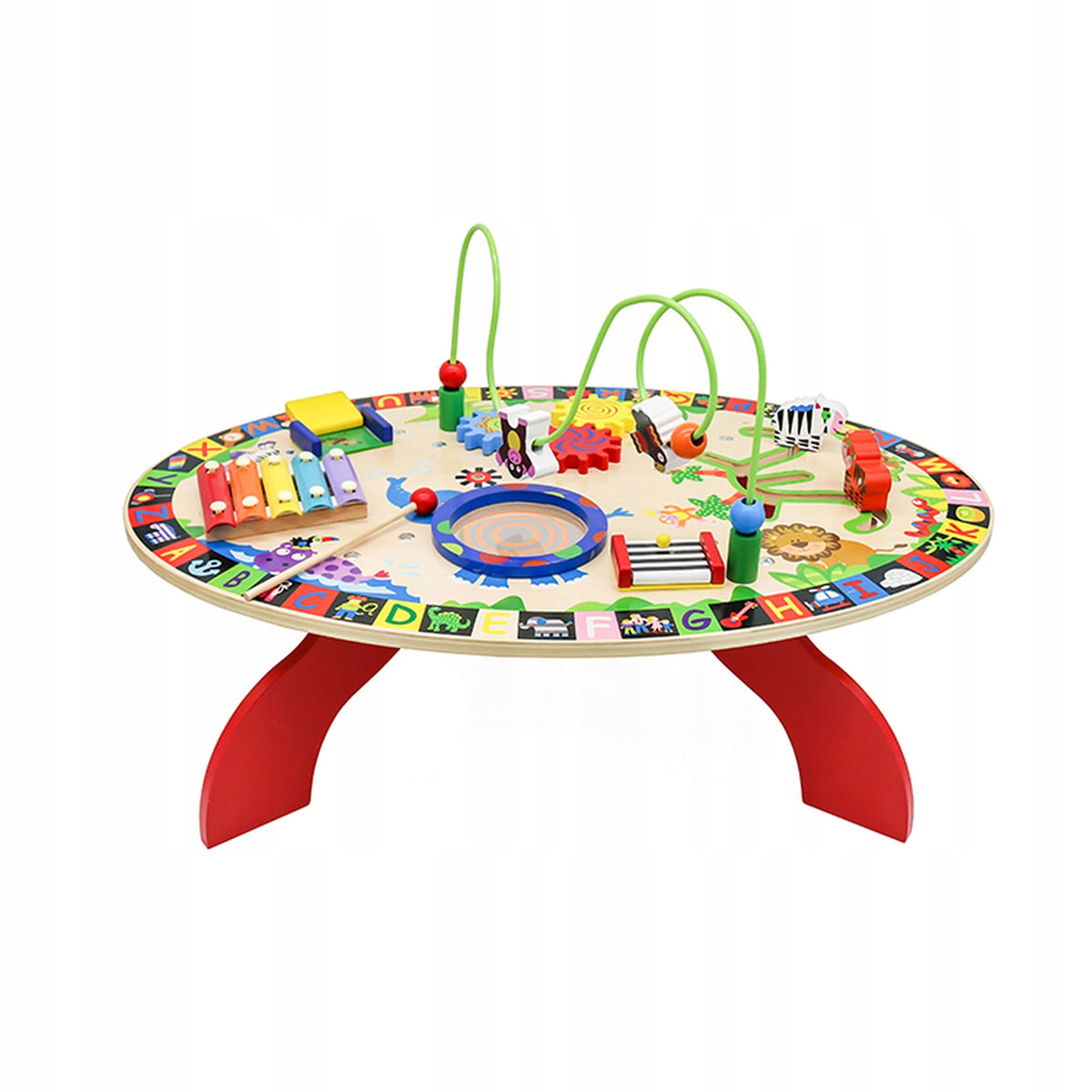 EDITING TABLE MANIPULATIVE LARGE MONTESSORI WOODEN cymbal sorter Packaging status original