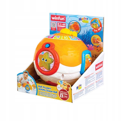 EDUCATIONAL BALL INTERACTIVE OCEAN TOYS MELODIES NUMBERS LIGHTS WINFUN EAN (GTIN) 4895038553200