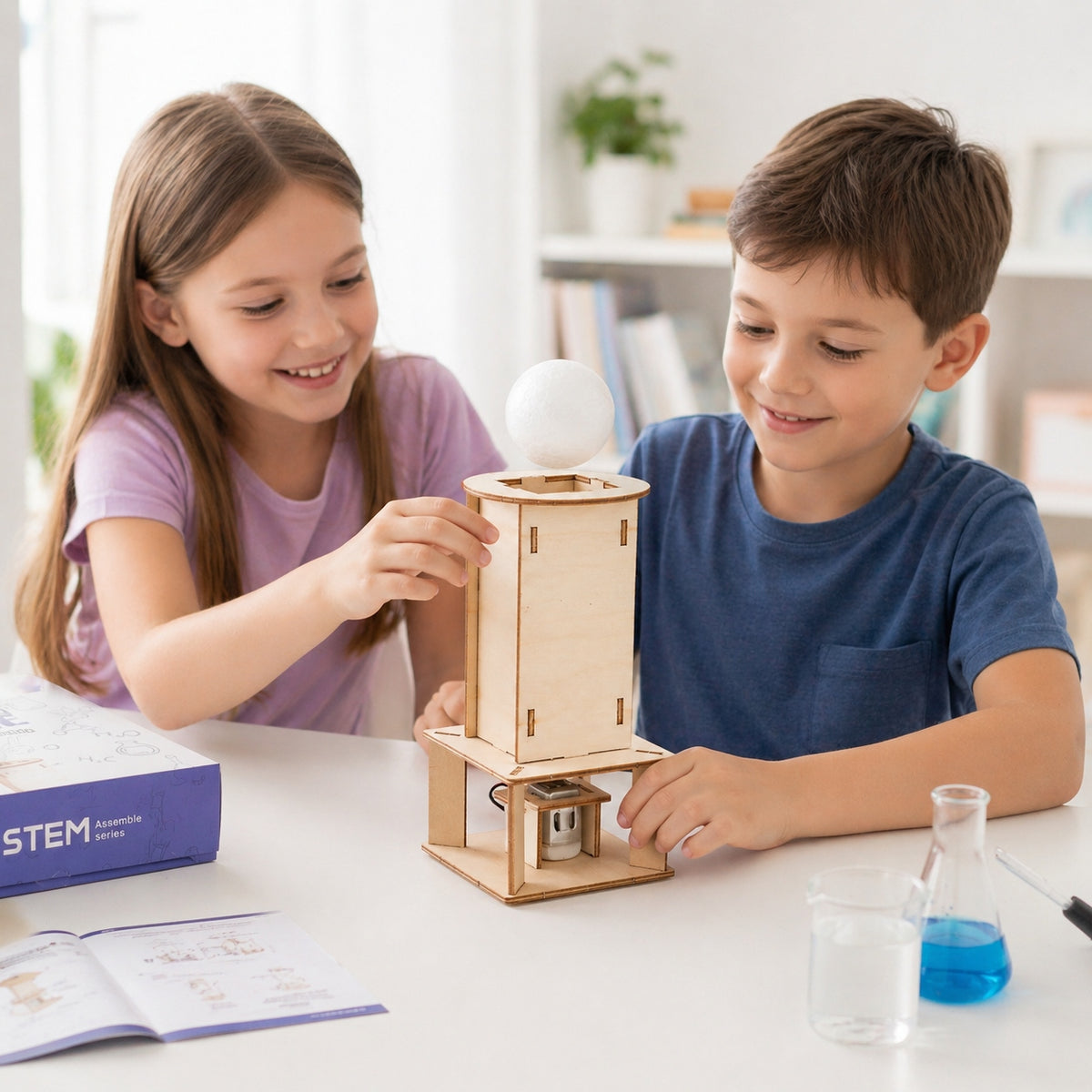 EDUCATIONAL BLOCKS FOR FOLDING STEM LEVITATION BALL GIFT CHILDREN TOY Brand MiniMind