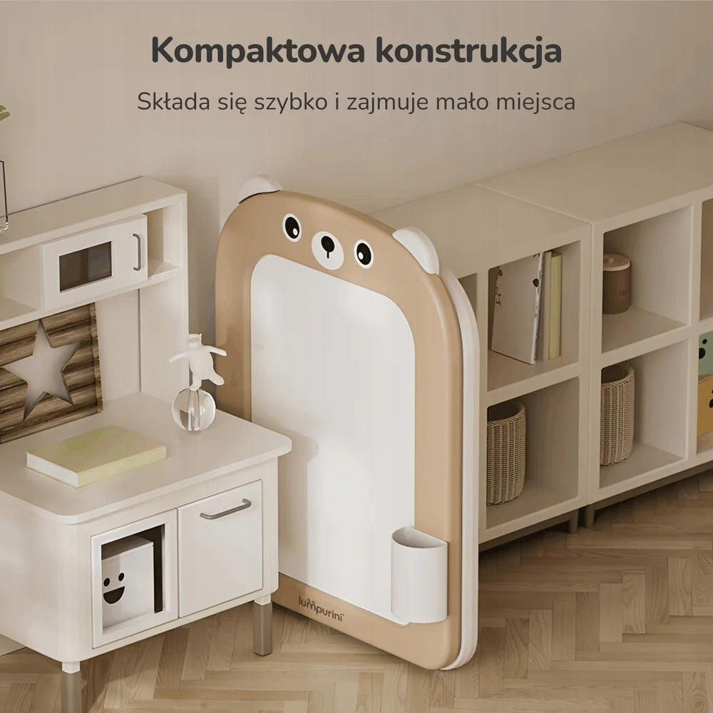 EDUCATIONAL BOARD FOR LEARNING CHILDREN 2IN1 MAGNETIC EASEL + AKCESORIA Manufacturer code C-HB022