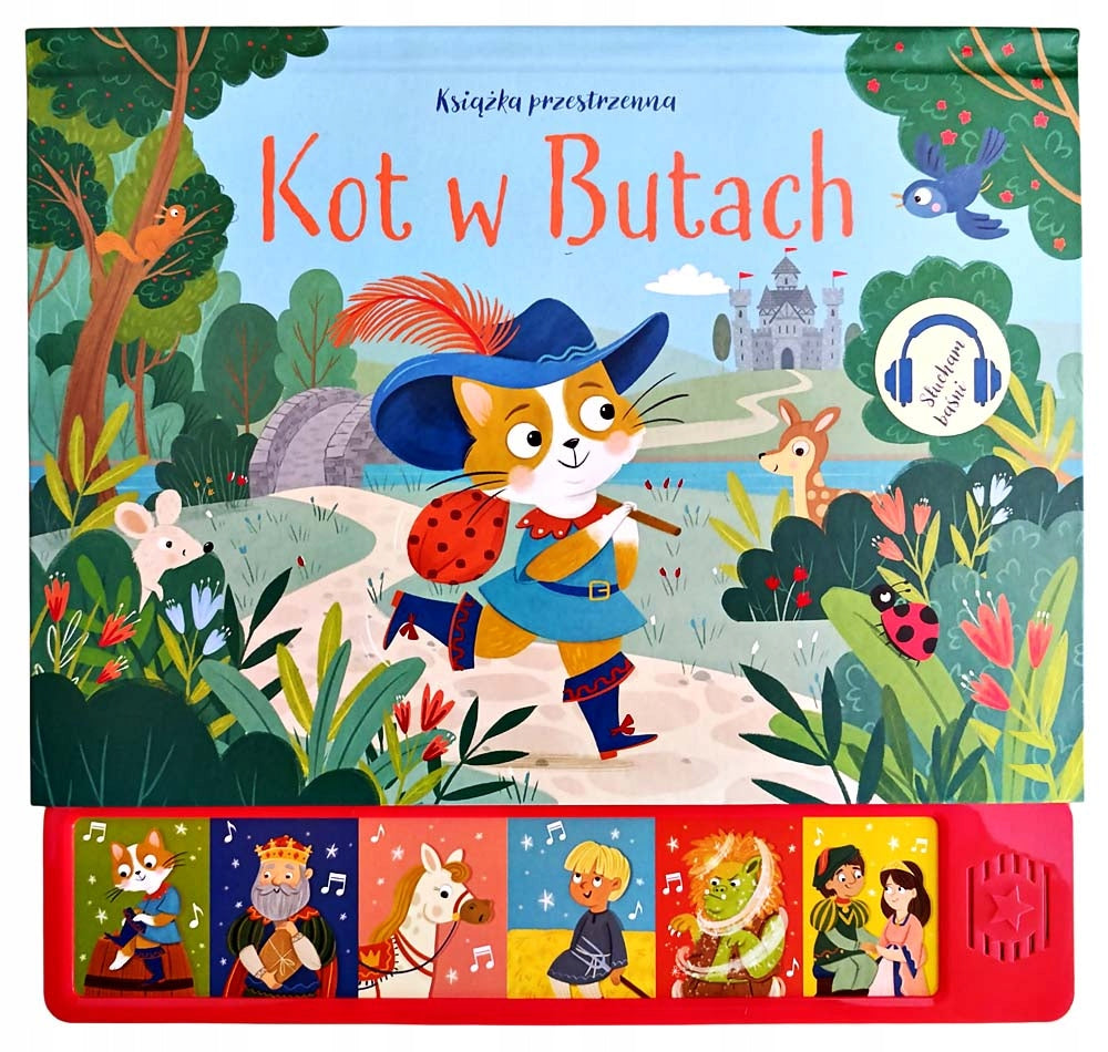 EDUCATIONAL BOOK SPATIAL SOUND FAIRY TALE TO LISTEN TO CAT IN SHOES EAN (GTIN) 5903364858650