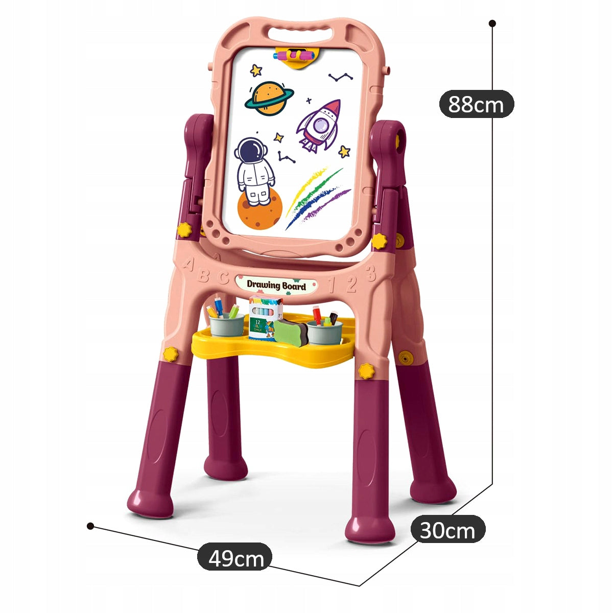 EDUCATIONAL Board 2in1 Magnetic Chalk Standing + Accessories Chalk Sponge Manufacturer code Z745R