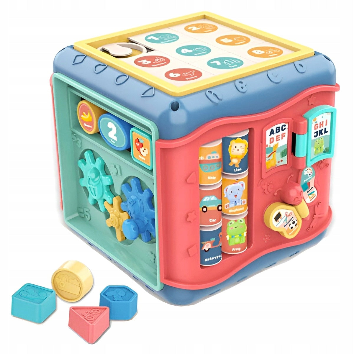 EDUCATIONAL CUBE 8in1 SORTER SENSORY PUZZLE CUBE FOR KIDS EAN (GTIN) 5901741464739