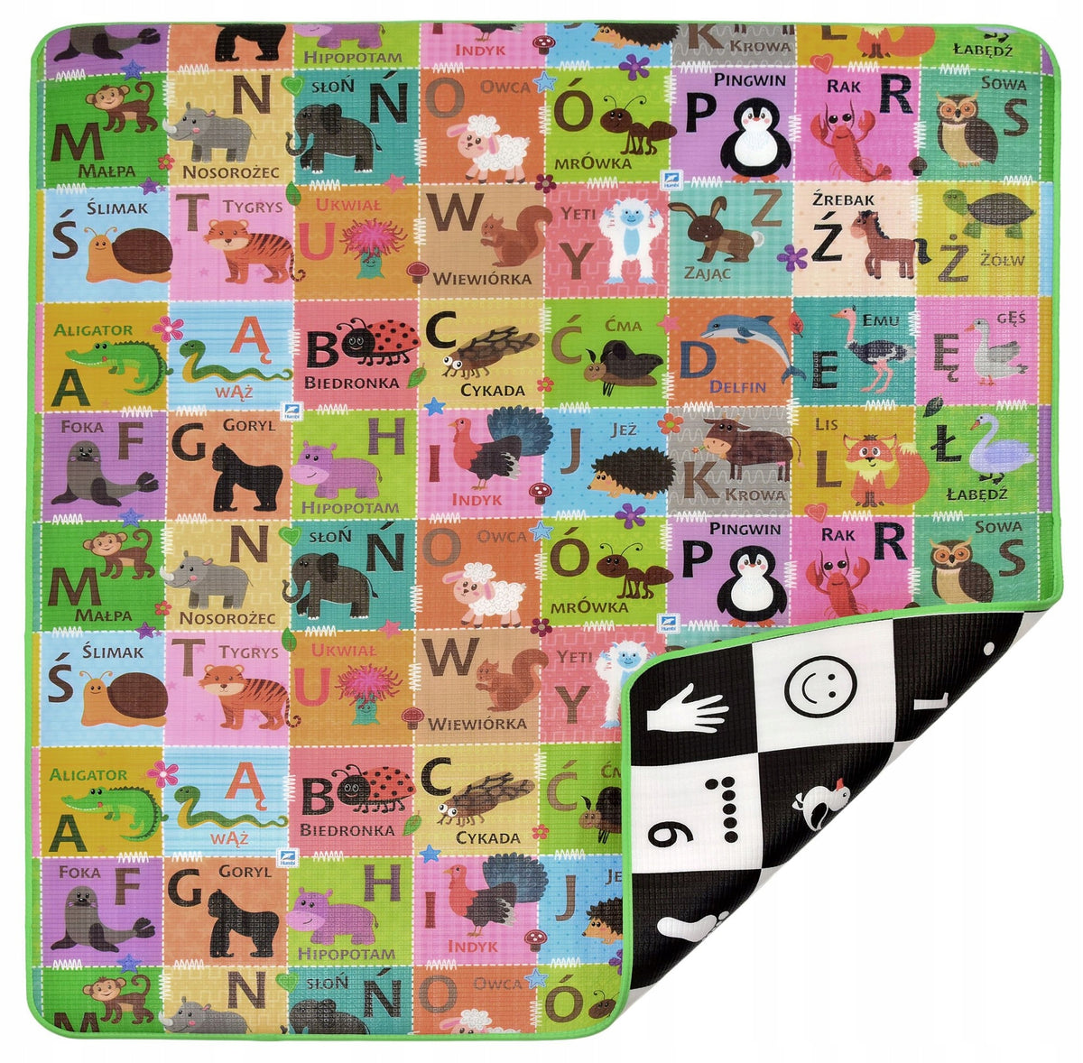 EDUCATIONAL FOAM MAT CONTRAST 180x200 CM THICK XXL Packaging status original
