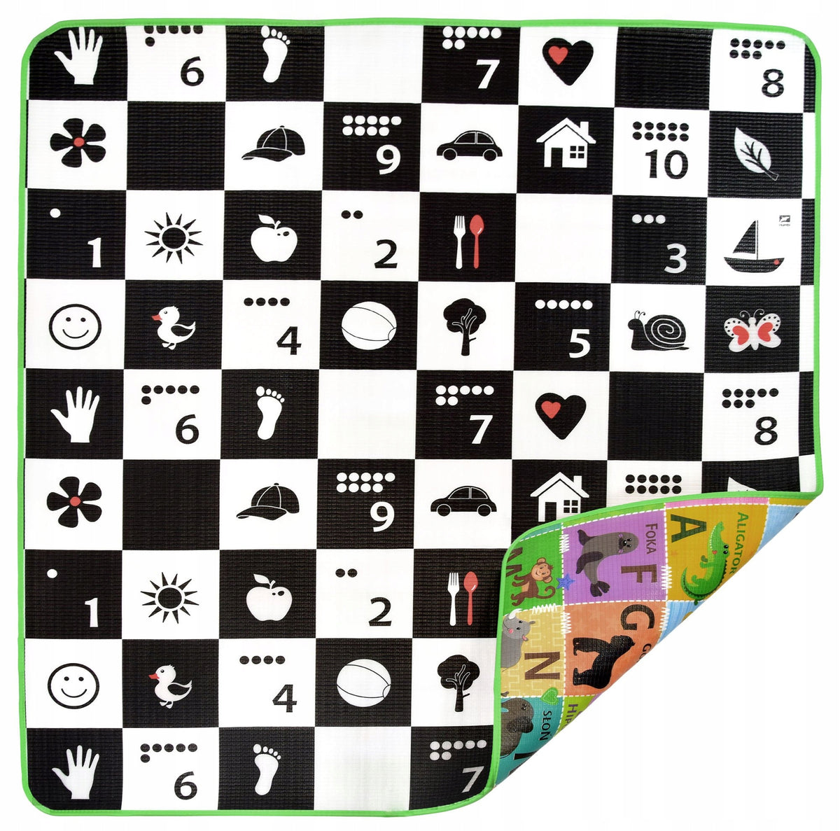 EDUCATIONAL FOAM MAT CONTRAST 180x200 CM THICK XXL