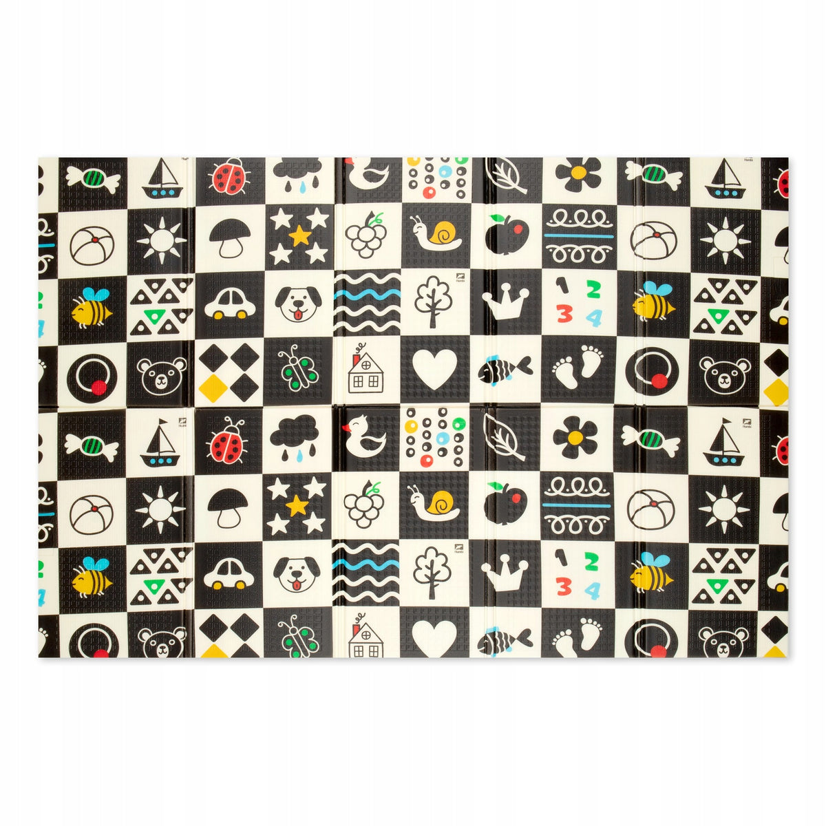 EDUCATIONAL FOAM MAT FOLDING DOUBLE-SIDED CONTRAST ALPHABET PL + BAG Manufacturer code 3448