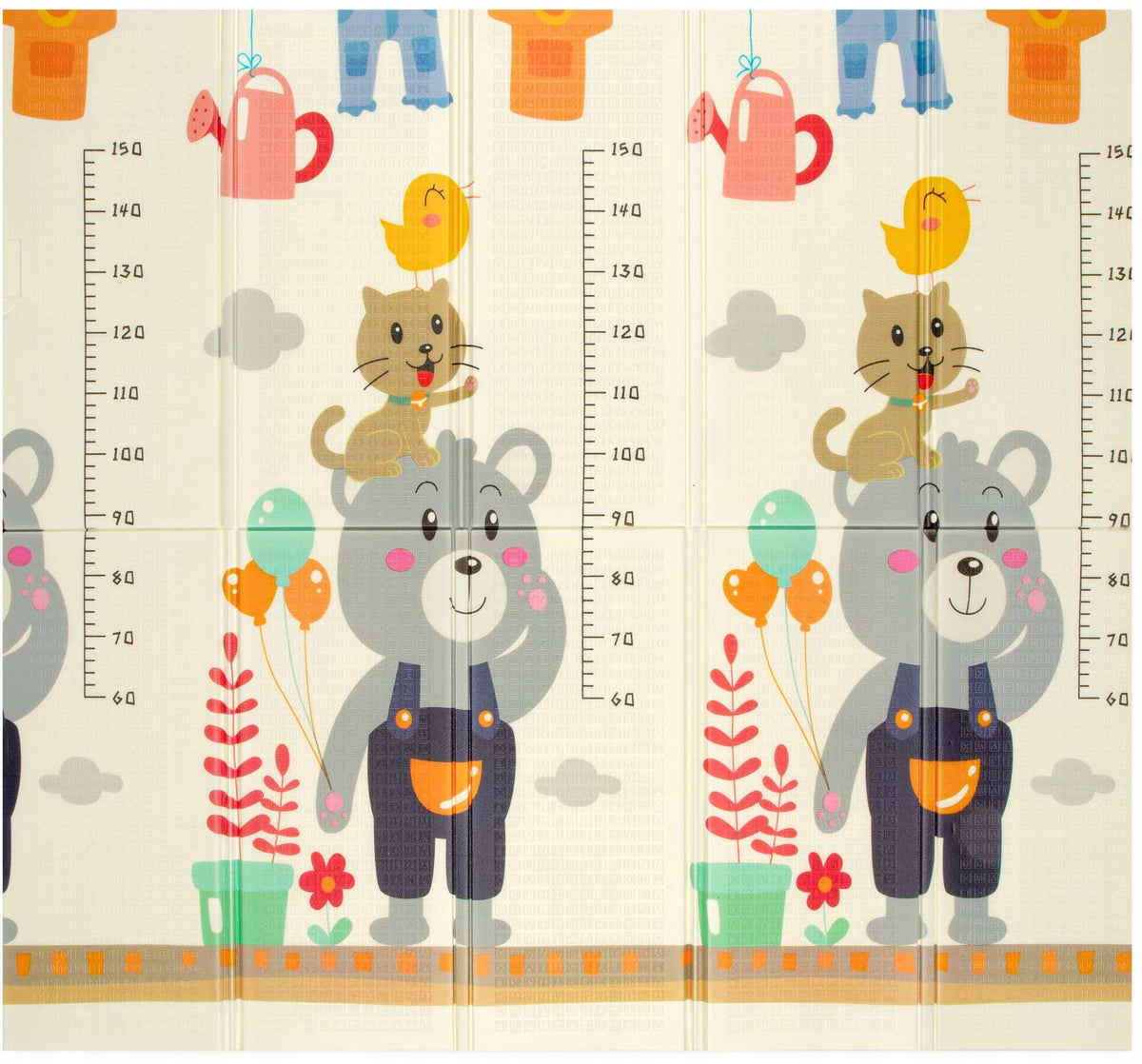 EDUCATIONAL FOAM MAT FOR CHILDREN LARGE STREETS 200x180 XPE MEASURE BAG Packaging status original