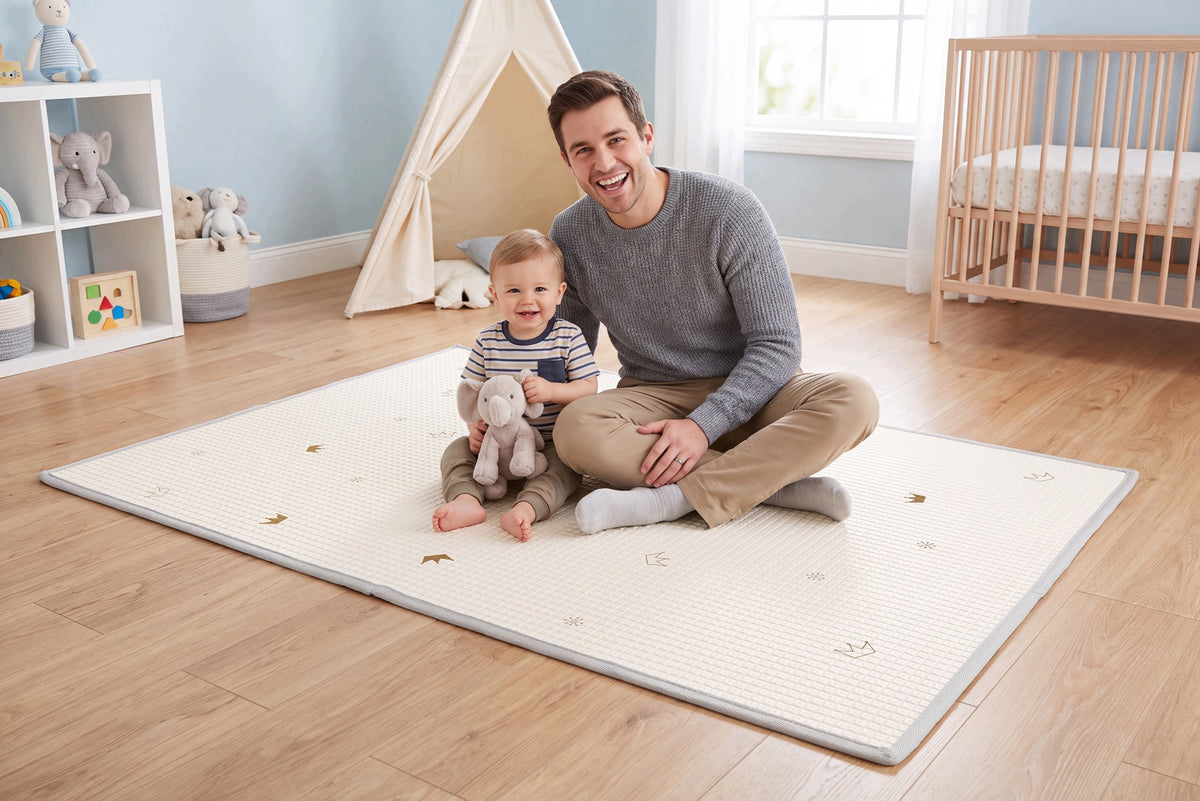 EDUCATIONAL FOAM MAT ROLLED DOUBLE-SIDED FOR CHILDREN THICK 170x120x1CM Kid's age 0＋