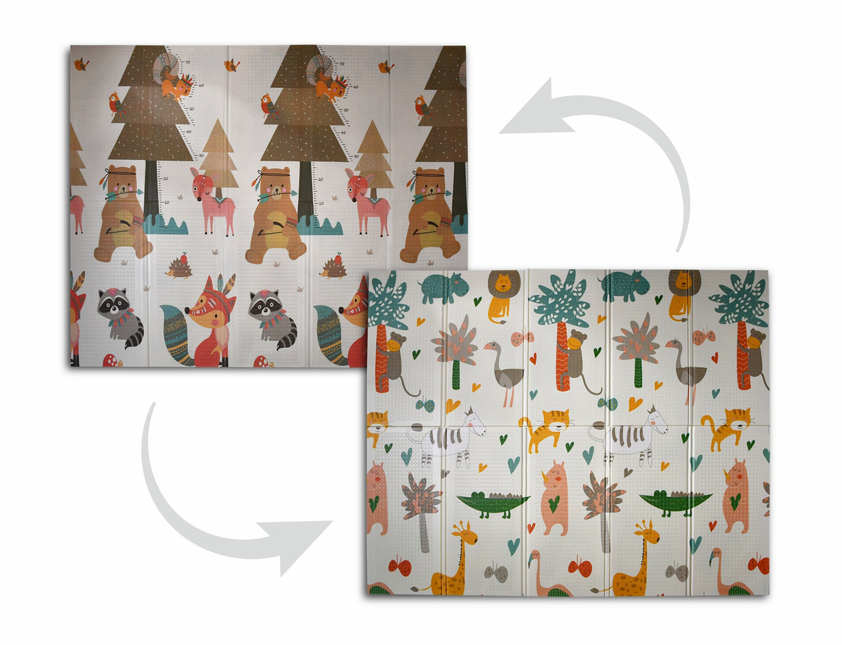EDUCATIONAL FOLDING FOAM MAT FOR CHILDREN LARGE 180x200 DOUBLE-SIDED THICK Manufacturer code 5903940083698