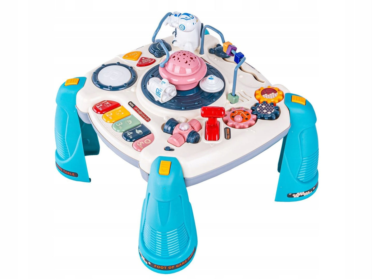 EDUCATIONAL INTERACTIVE CHILDREN'S TABLE 2IN1 SPACE PROJECTOR BLUE Brand ChRLD
