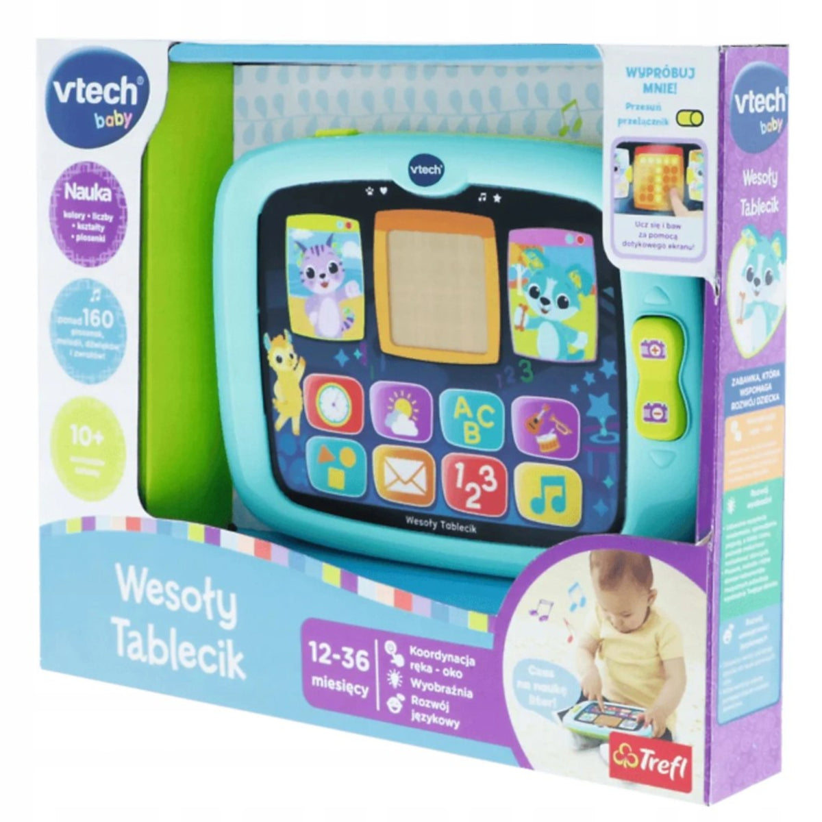 EDUCATIONAL INTERACTIVE TABLET FOR CHILDREN CHEERFUL TABLET LETTERS NUMBERS