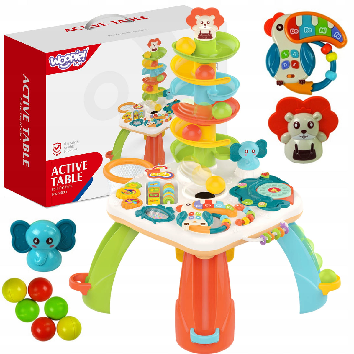 EDUCATIONAL Interactive Montessori TABLE PIANO SLIDE BALL MELODIES