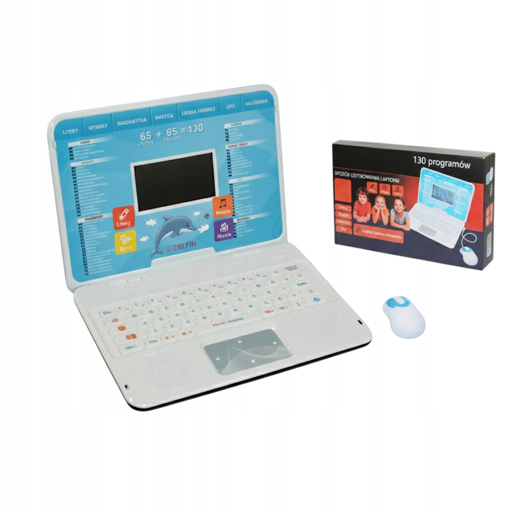 EDUCATIONAL LAPTOP Polish-english For Children Learning Numbers Words 130 Threshold Packaging status original