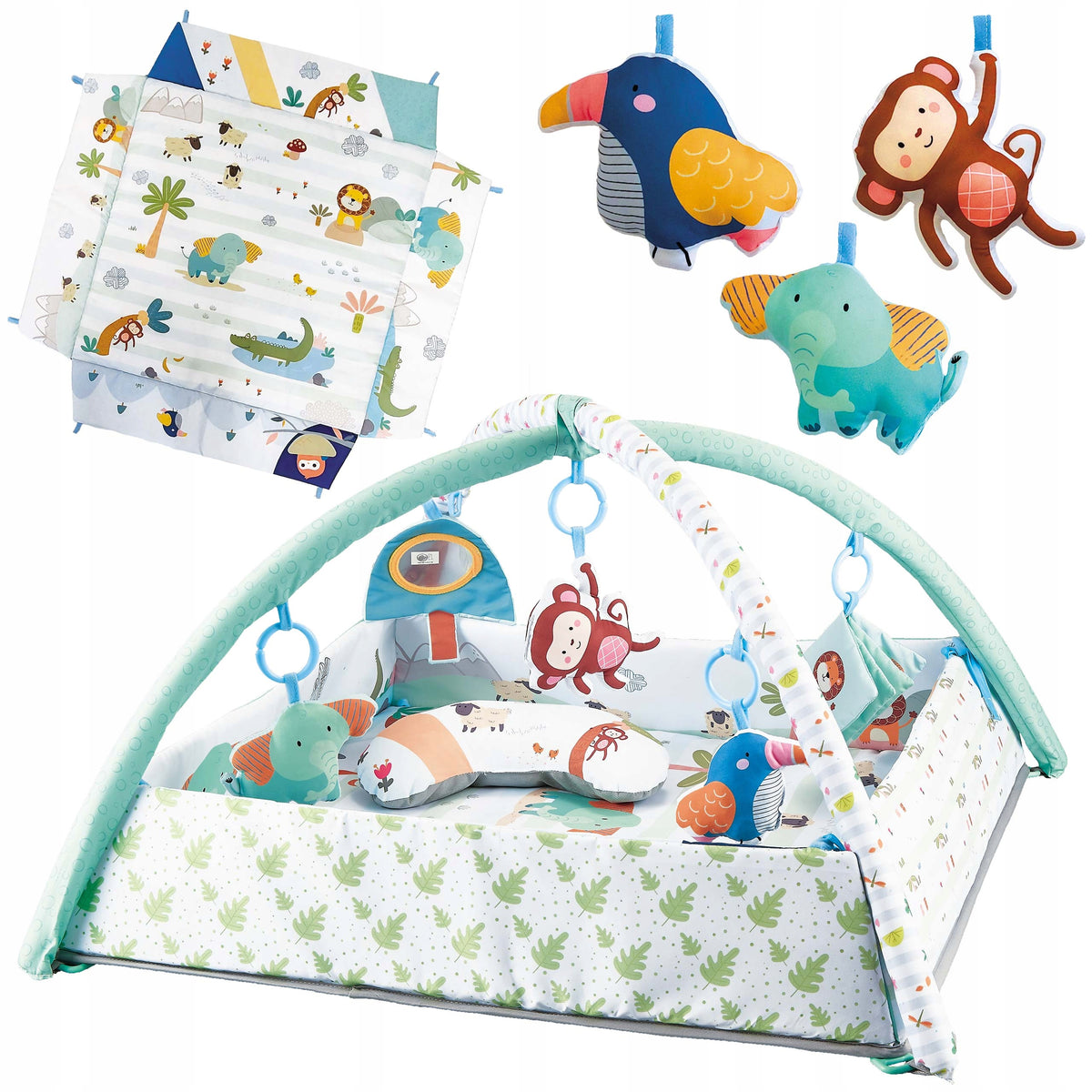 EDUCATIONAL MAT FOR BABIES PLAYPEN COCOON INTERACTIVE TOYS PILLOW