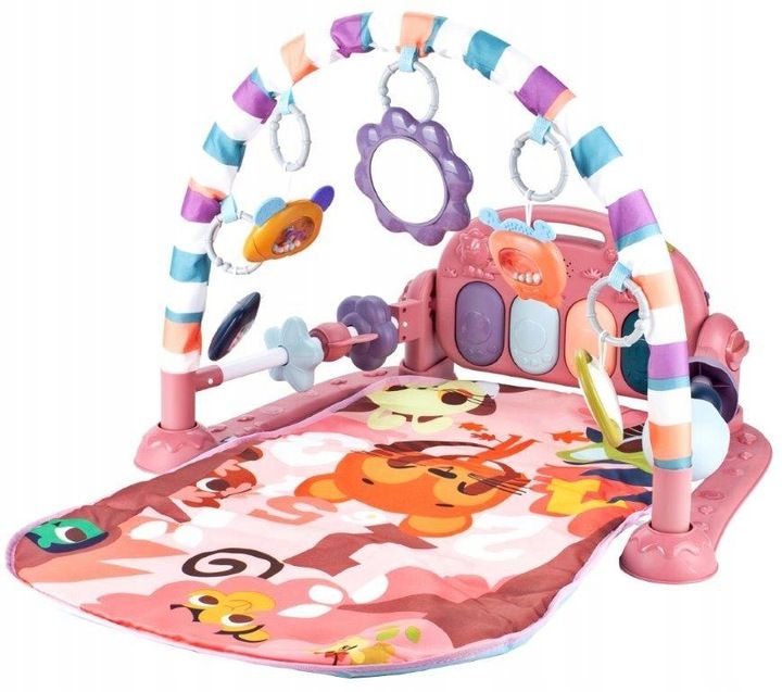 EDUCATIONAL MAT WALKER PUSHER 2in1 Interactive Infant Rattles Packaging status original