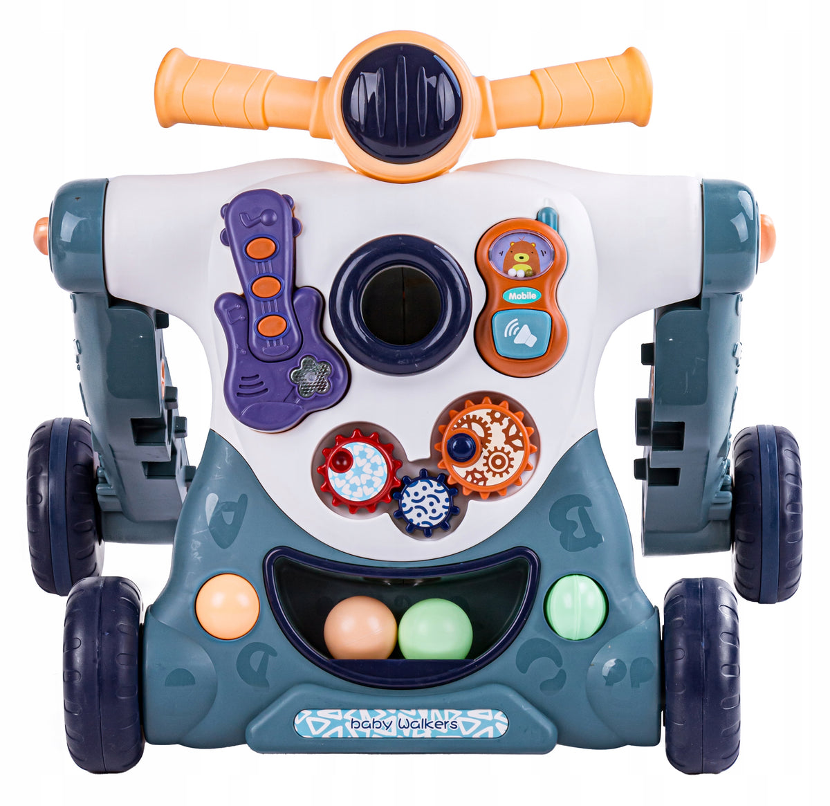 EDUCATIONAL PUSHER WALKER RIDING SCOOTER 3in1 Brand DK