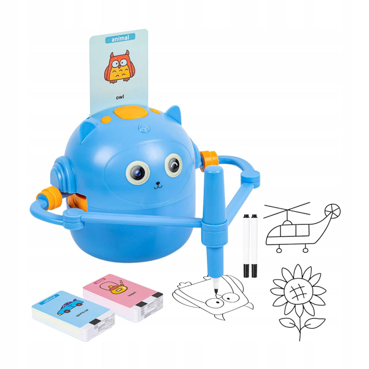 EDUCATIONAL ROBOT LEARNING TO DRAW GIFT BIRTHDAY INTERACTIVE FOR CHILDREN Packaging status original