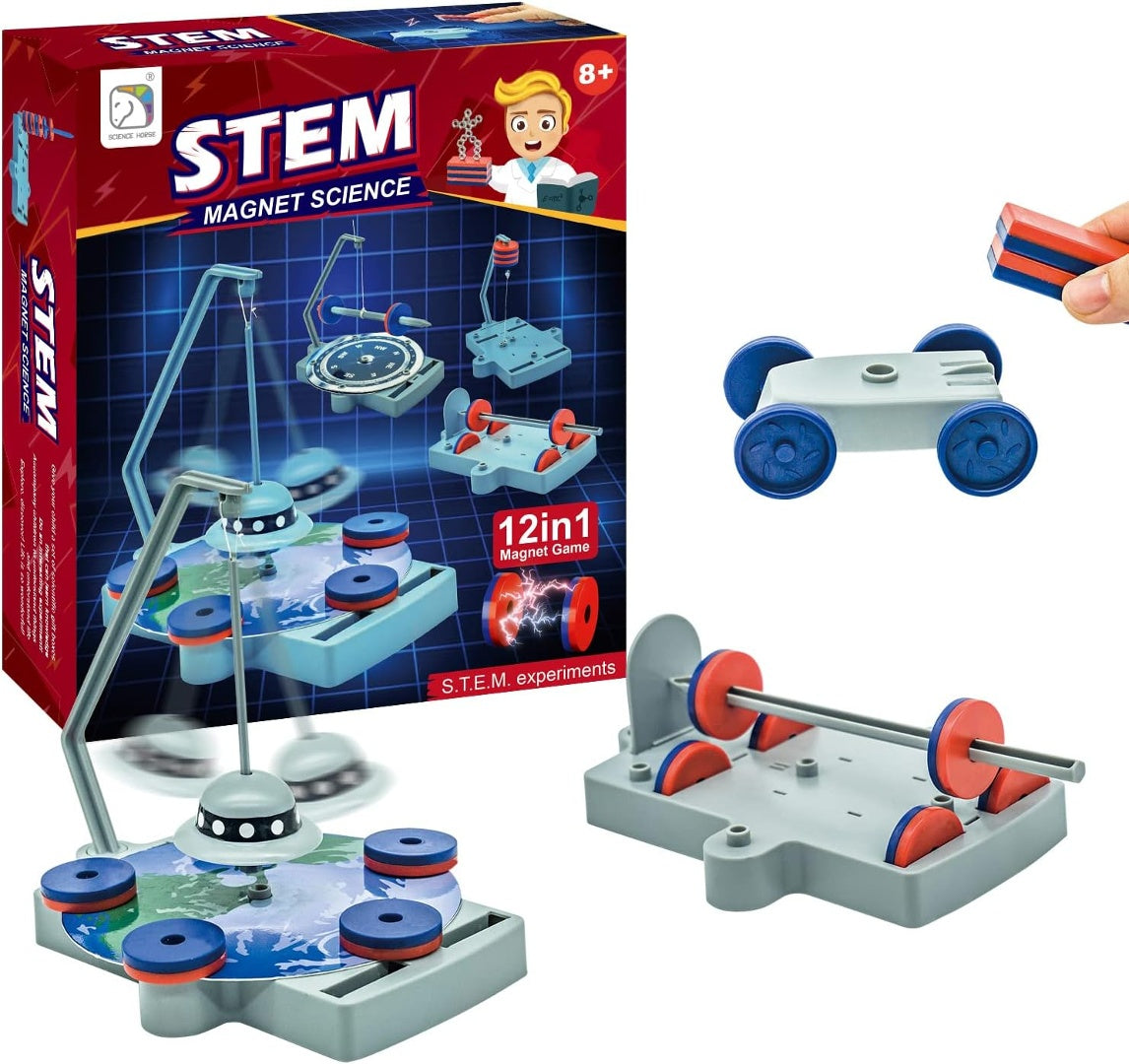 EDUCATIONAL SET EXPERIENCE MAGNETIC EXPERIMENTS SMALL PHYSICIST 12in1 Brand no brand