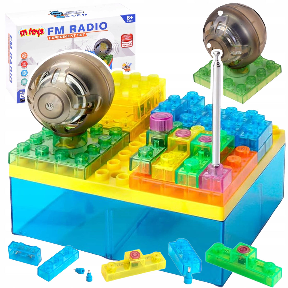 EDUCATIONAL SET OF SMALL ELECTRONICS DO IT YOURSELF BUILD RADIO FM AM STEM