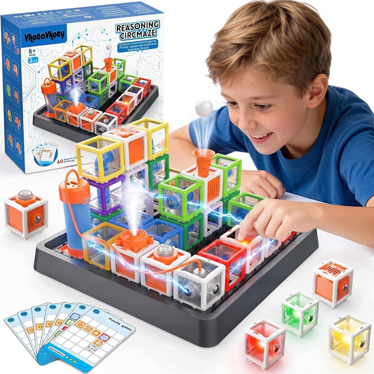 EDUCATIONAL SMALL ELECTRONICS 3D CIRCUIT MAZE BOARD GAME WITH 60 LEVELS