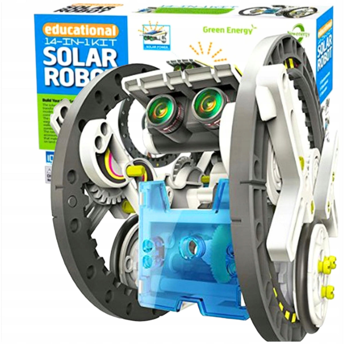 EDUCATIONAL SOLAR ROBOT SET XXL CONSTRUCTION 14in1 FOR BUILDER