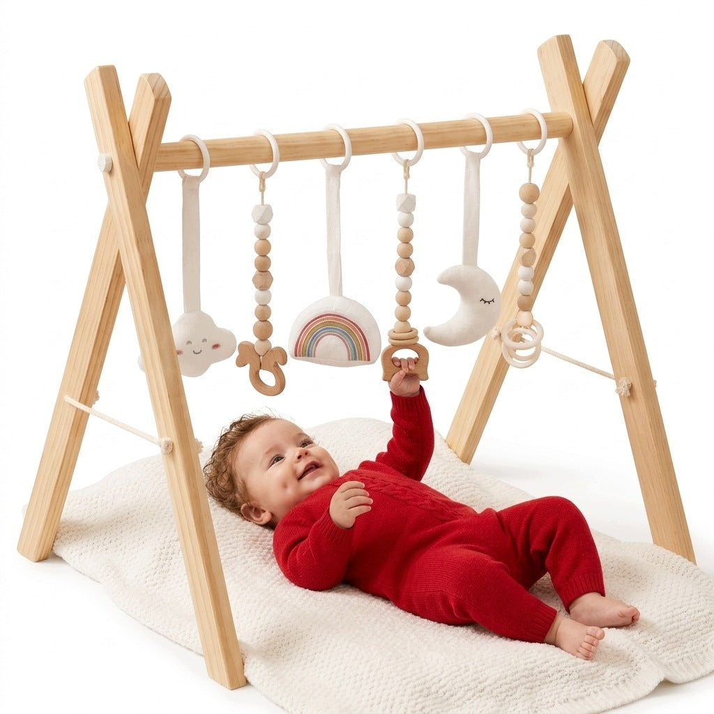 EDUCATIONAL STAND + 6 PENDANTS,BABY GYM