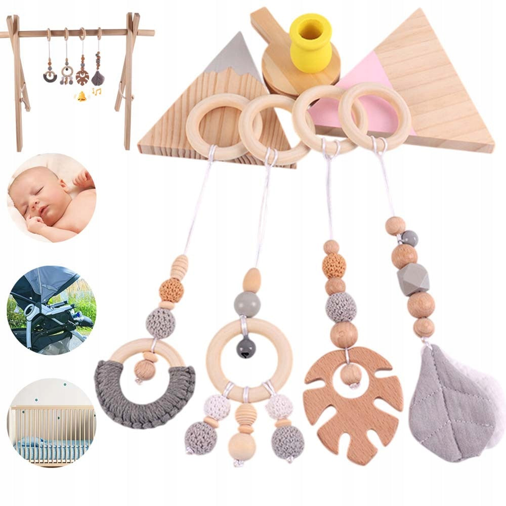 EDUCATIONAL STAND PENDANTS 4 PIECES BABY GYM DURABLE