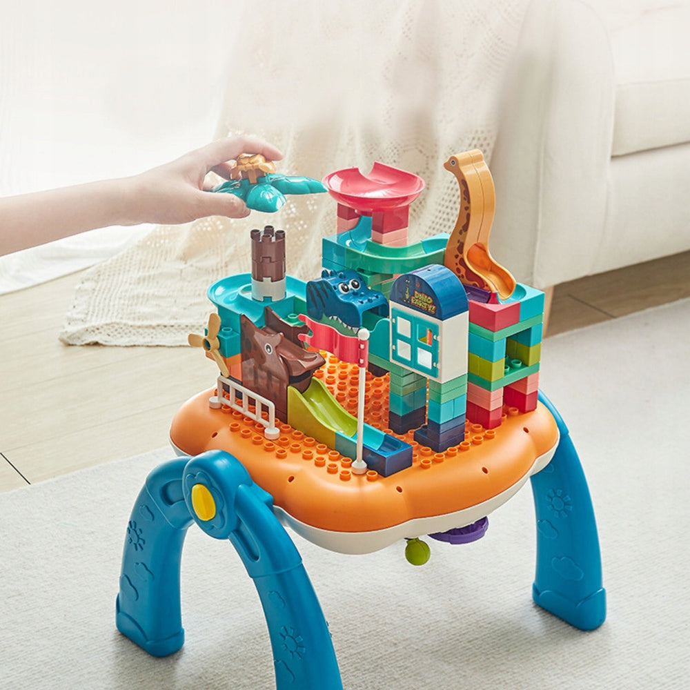 EDUCATIONAL TABLE 2IN1 FOR CHILDREN INTERACTIVE FOR BLOCKS Lean Toys Manufacturer code 22830