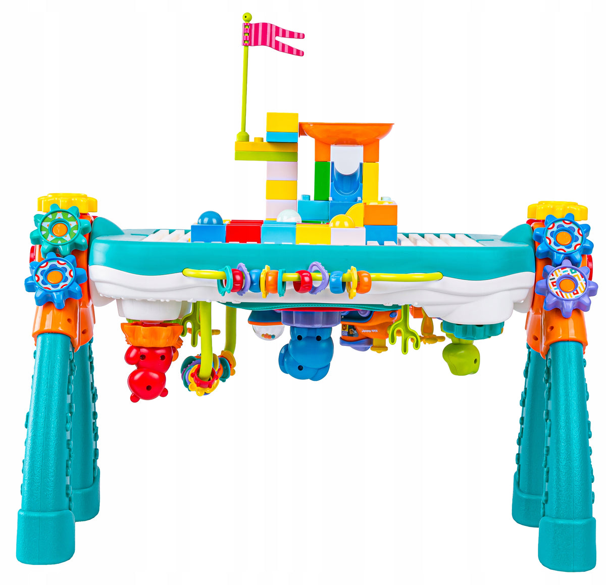 EDUCATIONAL TABLE 2IN1 Piano Microphone Blocks Queue BATTERY BLUETOOTH Manufacturer code 9930