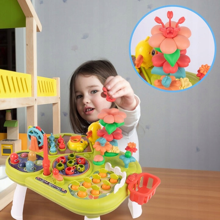 EDUCATIONAL TABLE INTERACTIVE FOR CHILDREN HAMMER ROD CARROT FISH Manufacturer code LT474