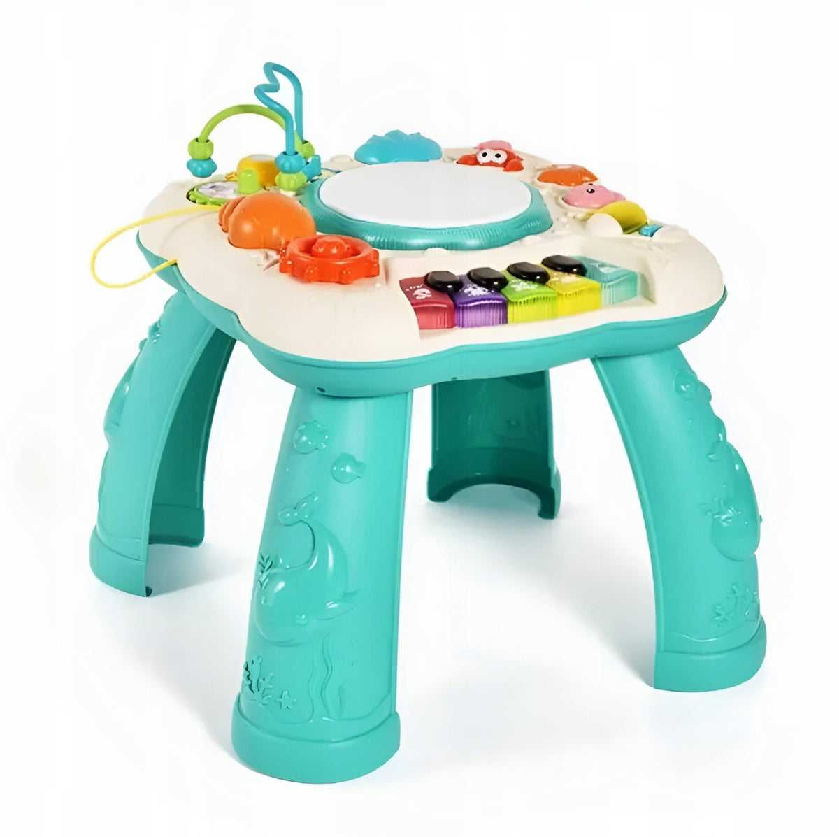 EDUCATIONAL TABLE INTERACTIVE MUSIC PANEL MULTIFUNCTION DRUM CHILDREN Brand BOUNN
