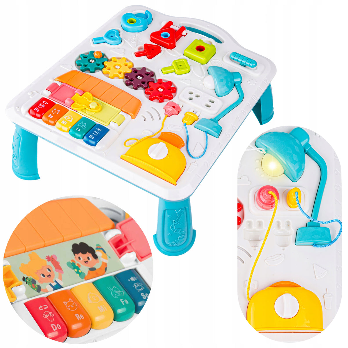 EDUCATIONAL TABLE Interactive FOR CHILDREN Board MUSIC PANEL Music