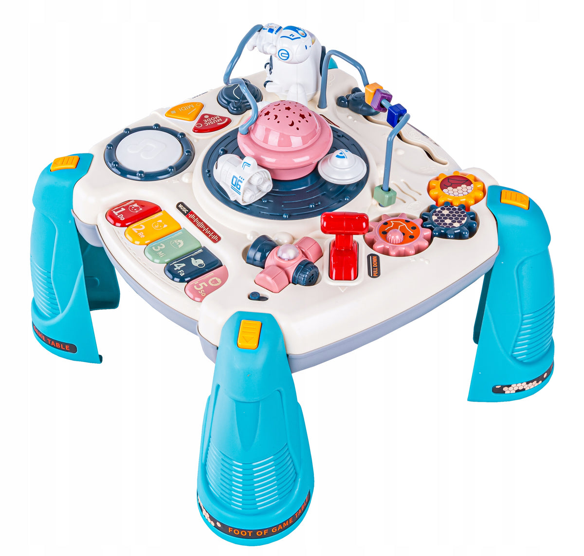 EDUCATIONAL TABLE Interactive Music for Children PROJECTOR Space 2in1 Color blue