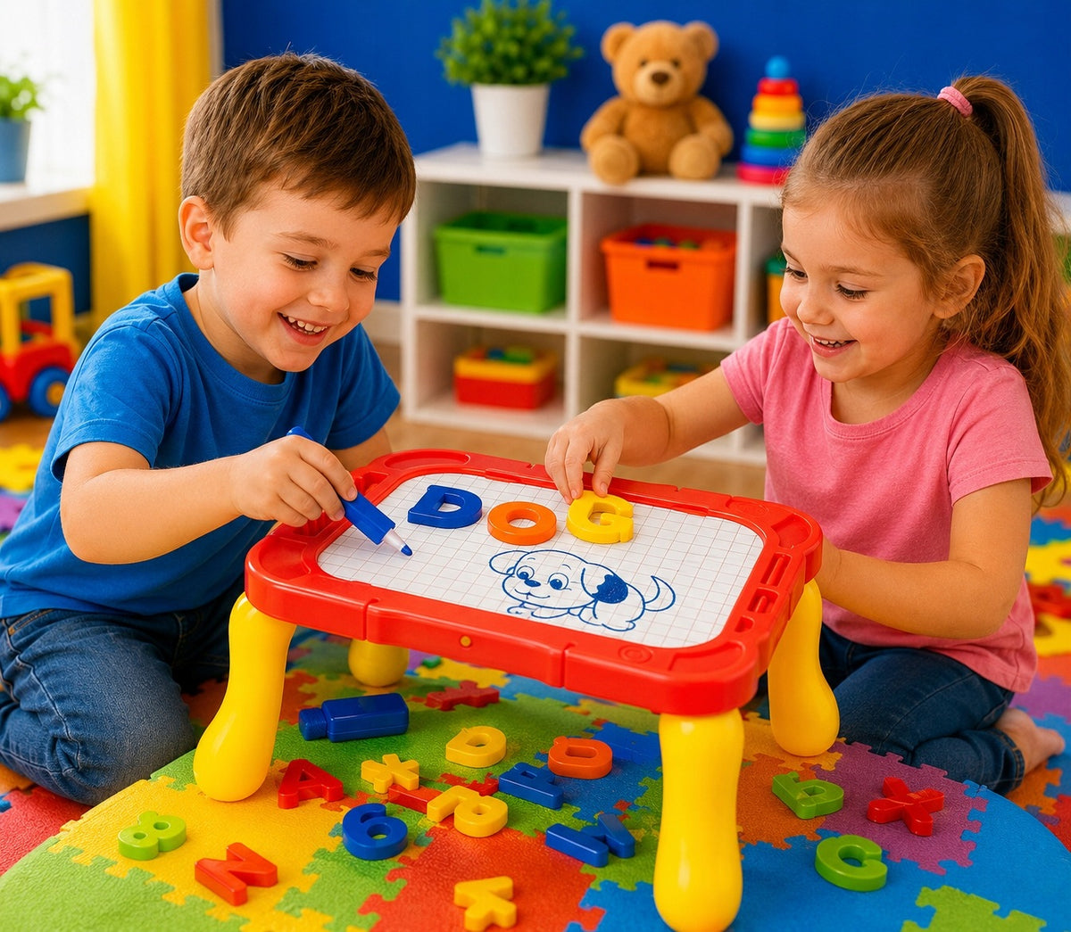 EDUCATIONAL TABLE Magnetic Board for Kids 3+ Good Gifts Manufacturer code 07-331417