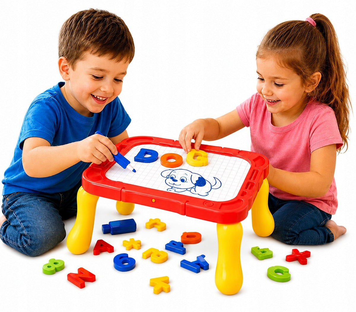 EDUCATIONAL TABLE Magnetic Board for Kids 3+ Good Gifts