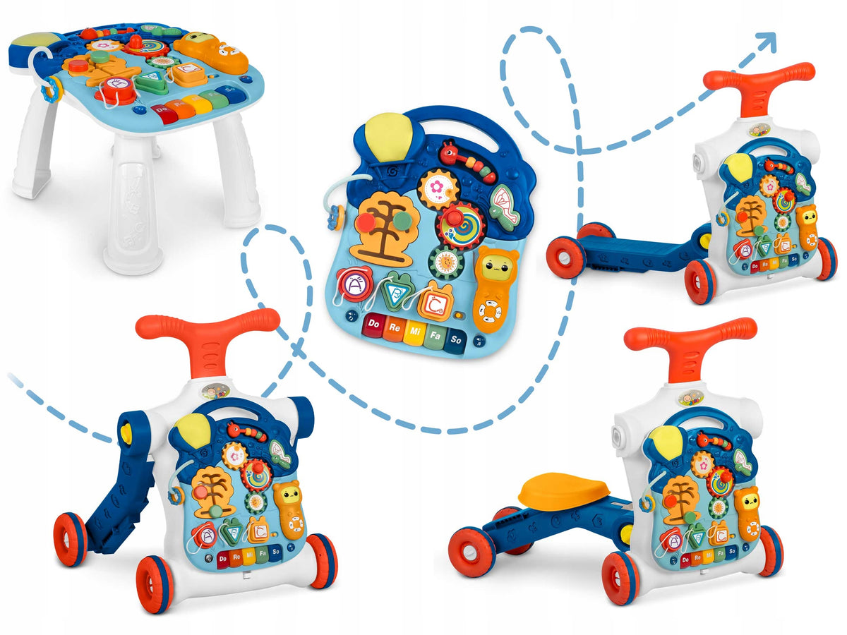 EDUCATIONAL TABLE PUSHER WALKER INTERACTIVE 5IN1 Brand RicoKids