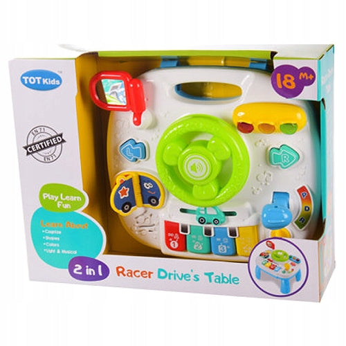 EDUCATIONAL TABLE SMALL DRIVER MUSIC INTERACTIVE LIGHT Lean